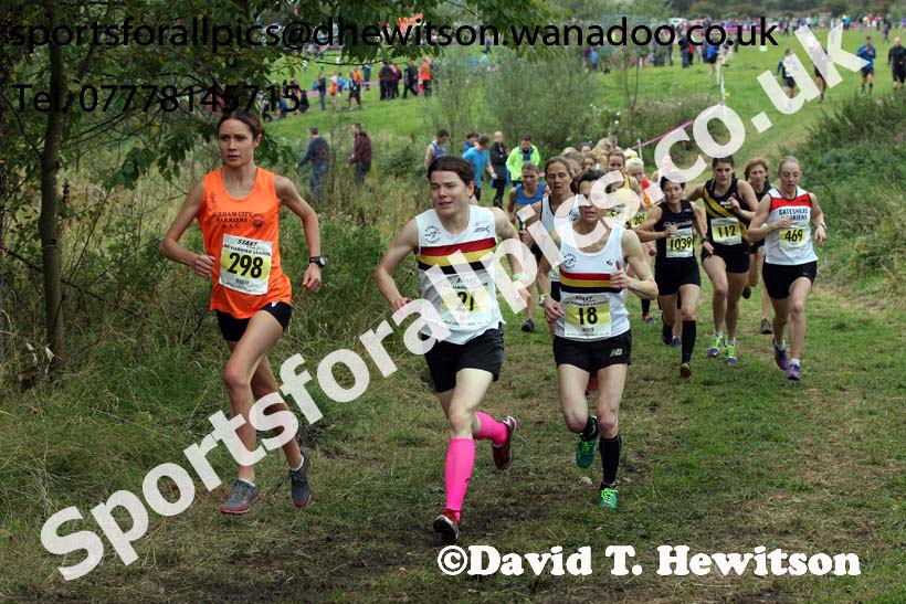 Senior womens Start Fitness North Eastern Harrier League, Tanfield, County Durham. Photo: David T. Hewitson/Sports for All Pics